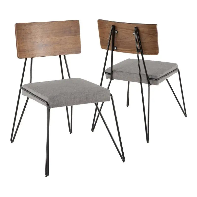 Dresden Collection | Arched Gold-Trimmed Loft Chair Set - highlighting material texture and craftsmanship detail in a Mid-Century Modern living room setting.
