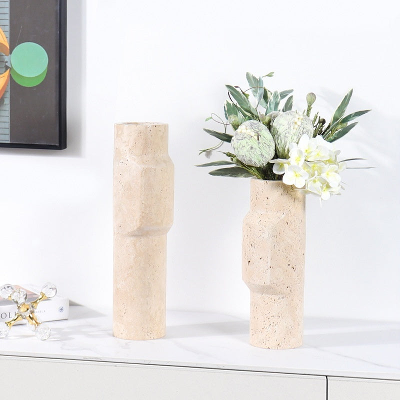 The Montague Natural Marble Vase