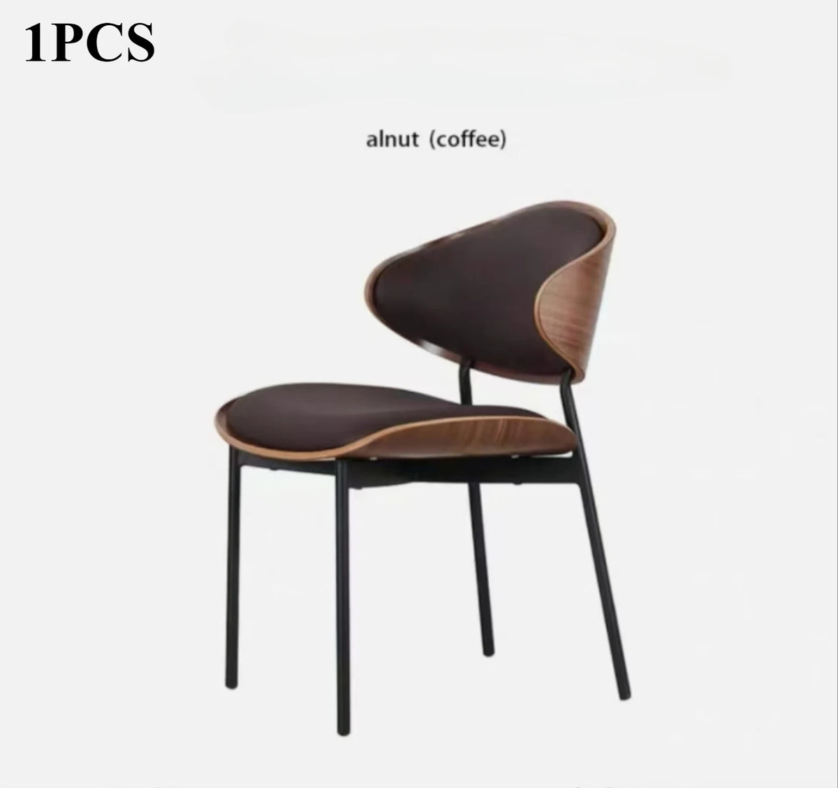 Fontaine Collection | Geometric Leather-Wrapped Cognac Leather Dining Chairs - captured in a curated lifestyle vignette in a Mid-Century Modern dining room setting.