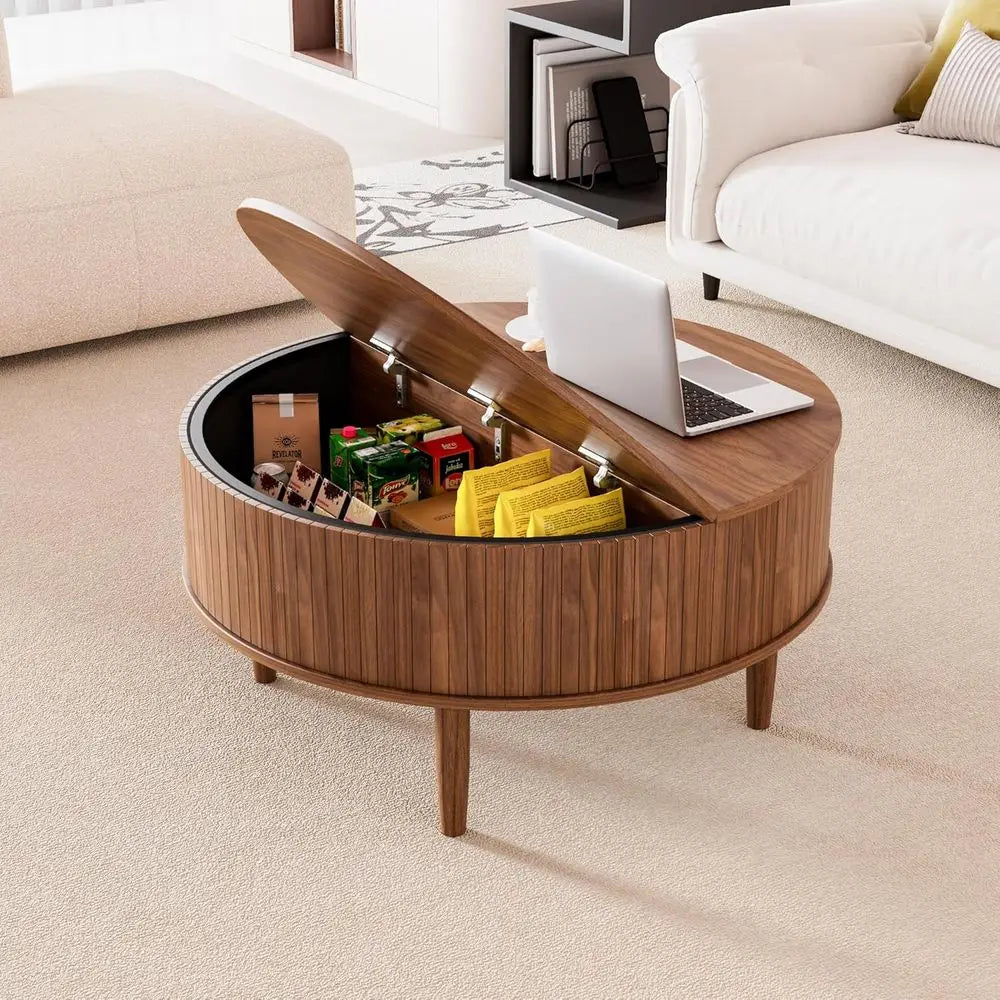 The Dresden Walnut Lift-Top Coffee Table