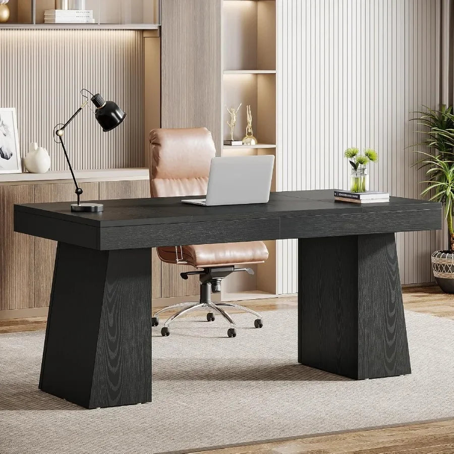 The Dresden Walnut Executive Desk