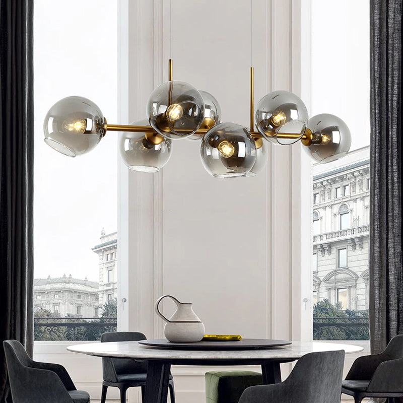The Astoria Nordic Glass Chandelier