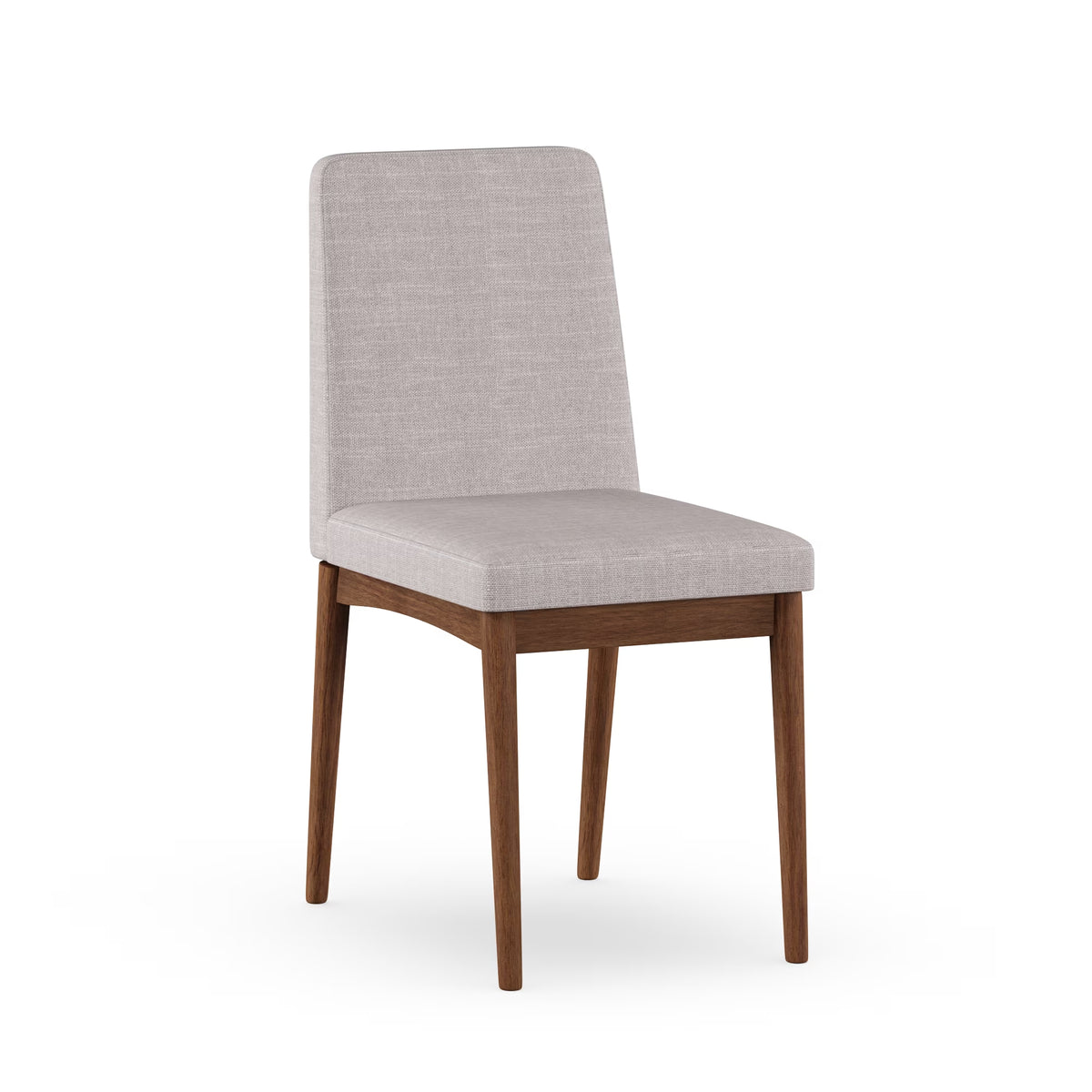 Pierre Indoor Dining Chairs, Set of 2, Walnut/Light Gray