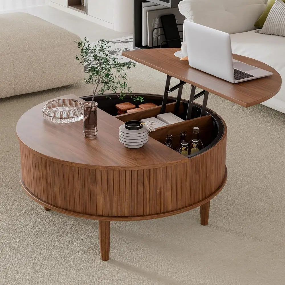 The Dresden Walnut Lift-Top Coffee Table