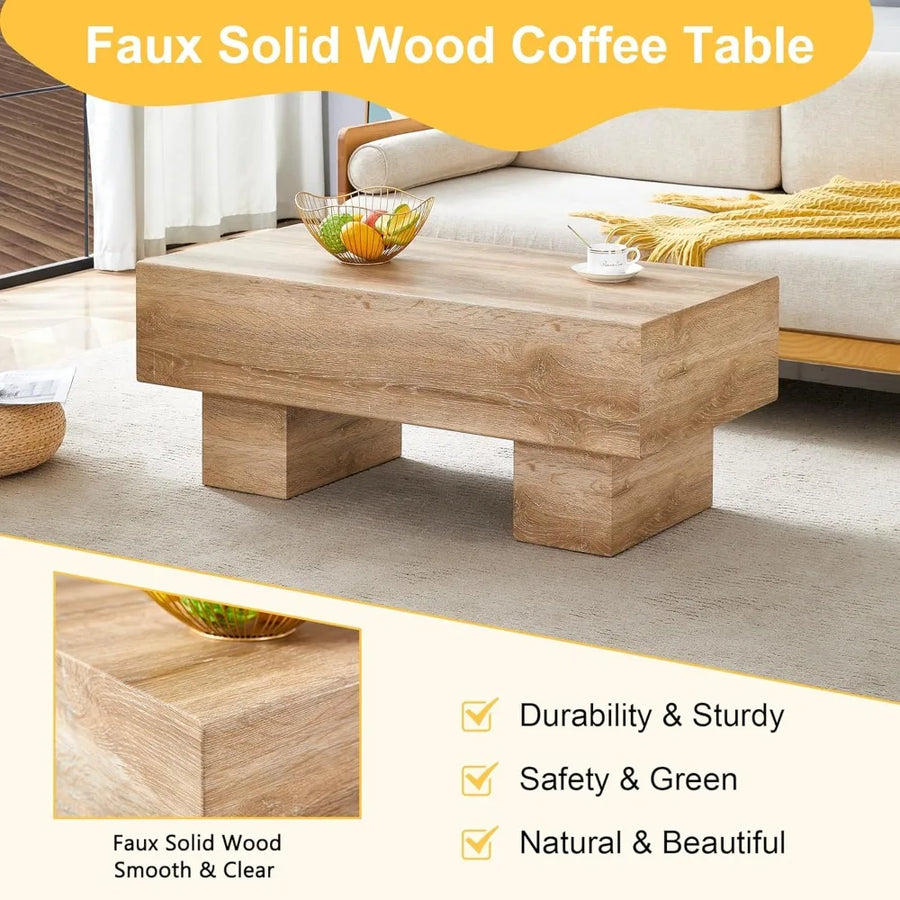 The Belmont Walnut Coffee Table