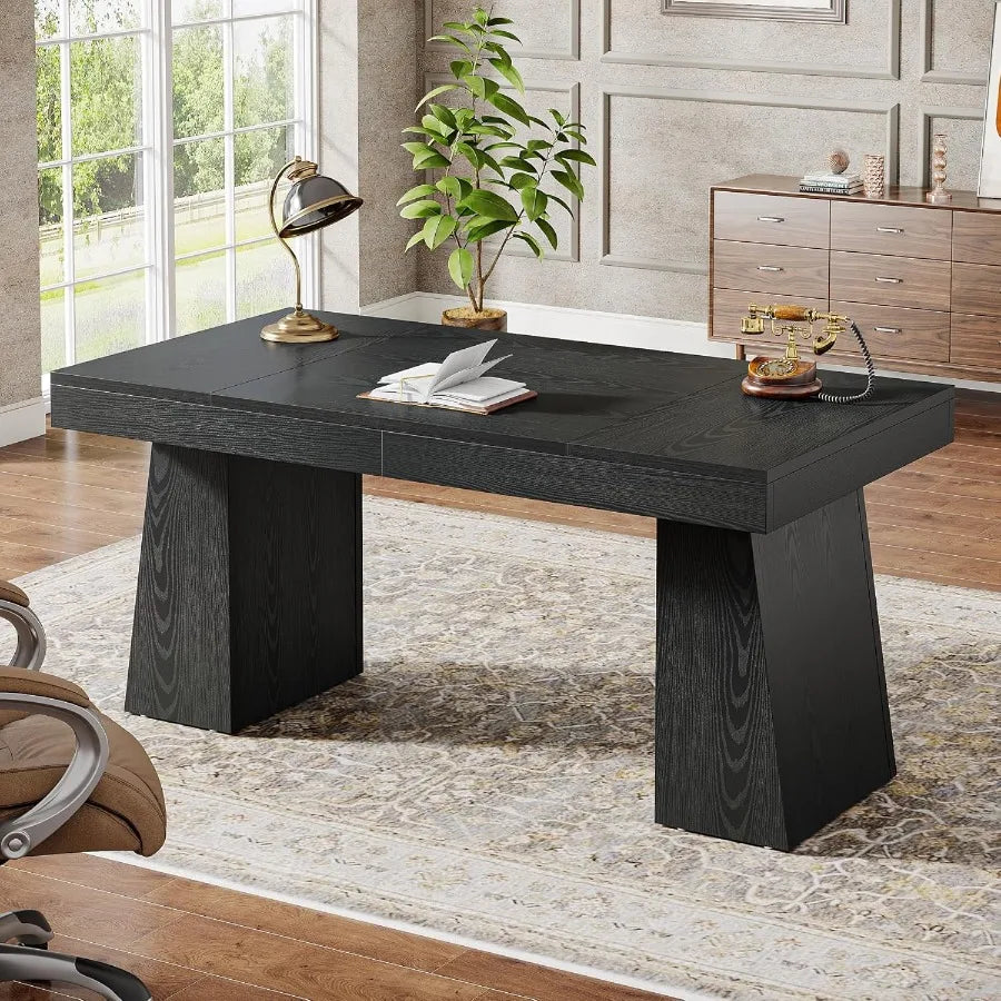 The Dresden Walnut Executive Desk