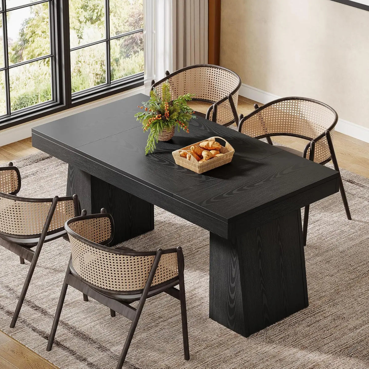 The Ellington Ebony Dining Table