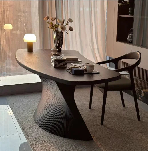 The Astoria Walnut Oval Coffee Table