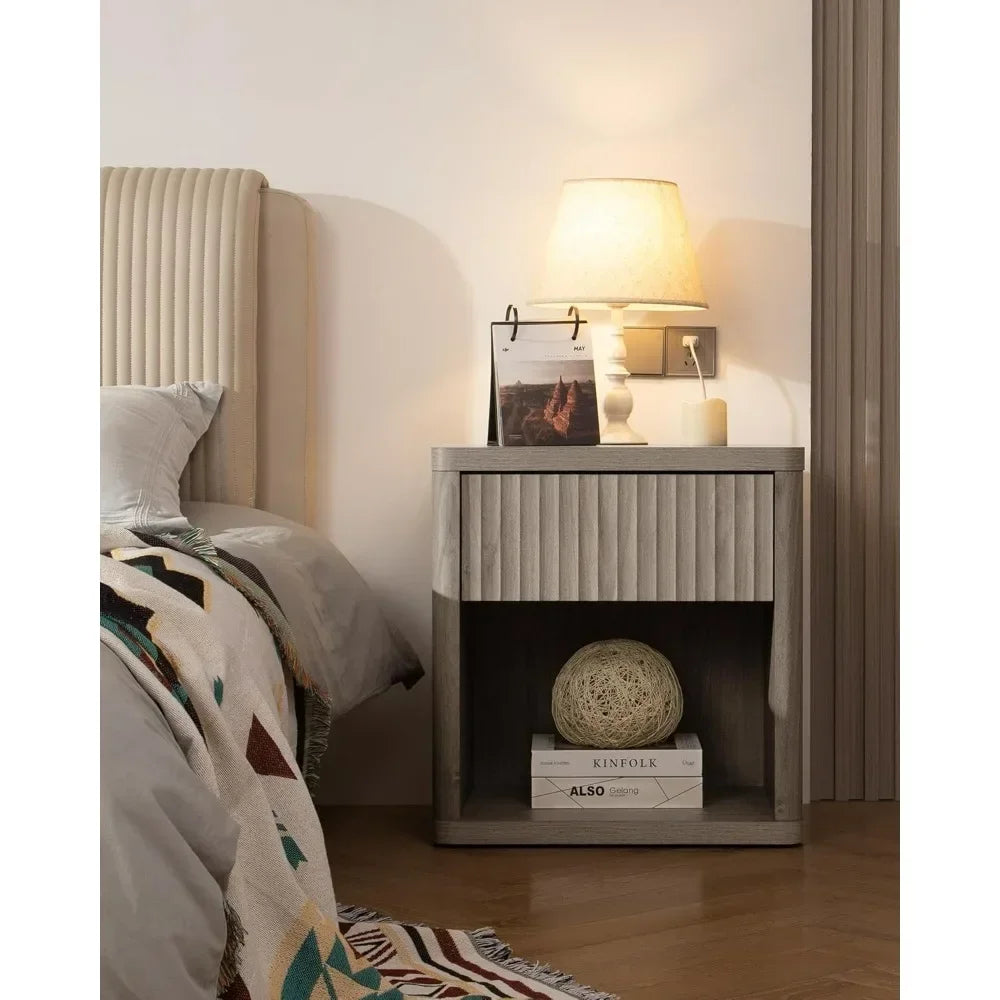 The Dresden Walnut Nightstand