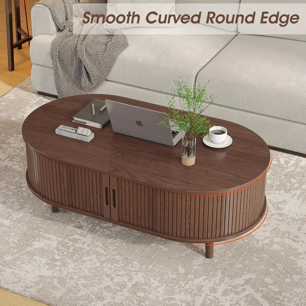 The Belmont Walnut Coffee Table