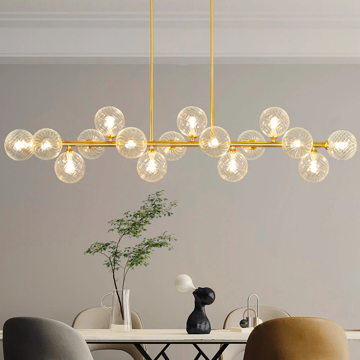 The Astoria Brass Sputnik Chandelier | Woodies ON Woodlawn
