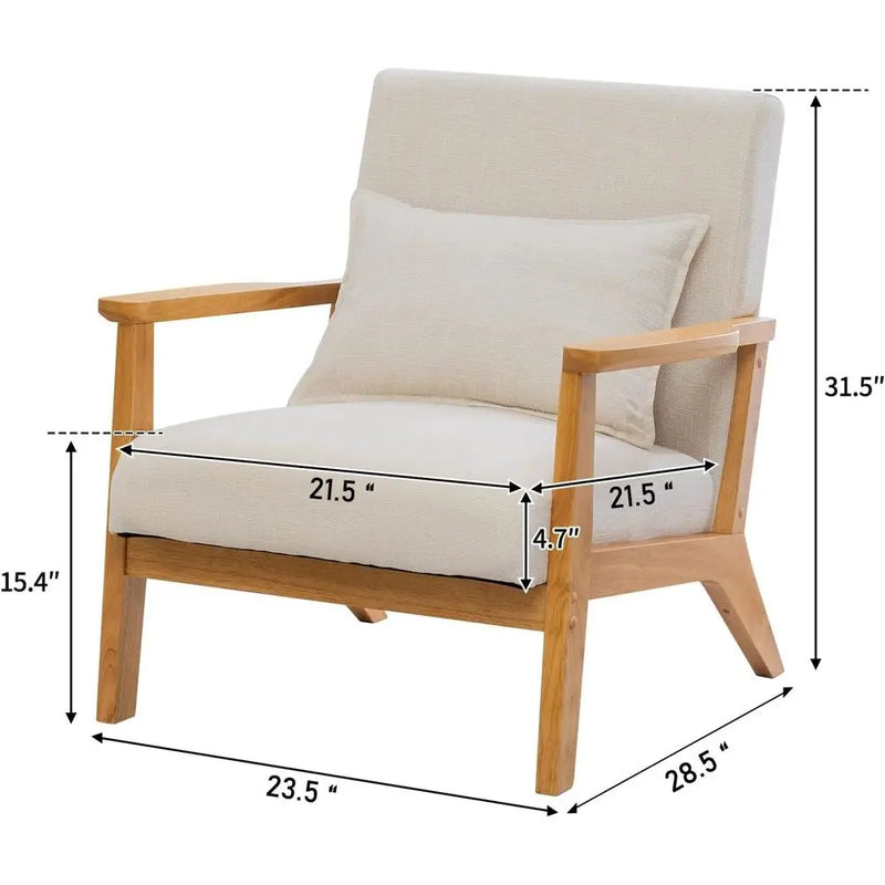 The Ellington Linen Armchair