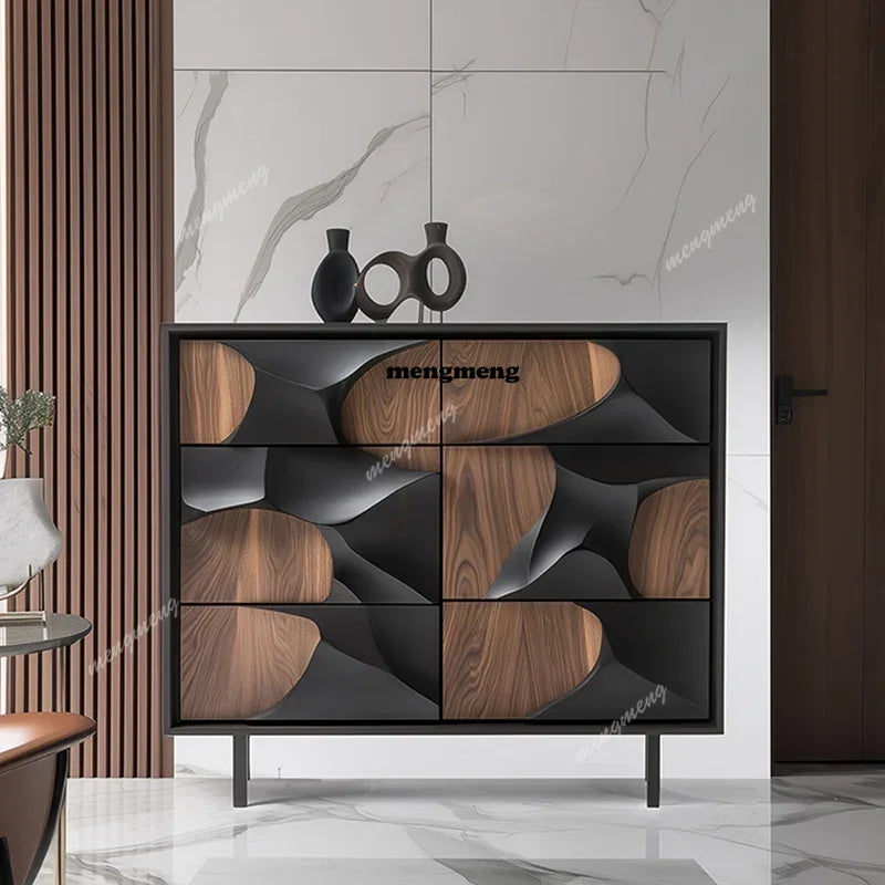 The Dresden Walnut Bookshelf Cabinet