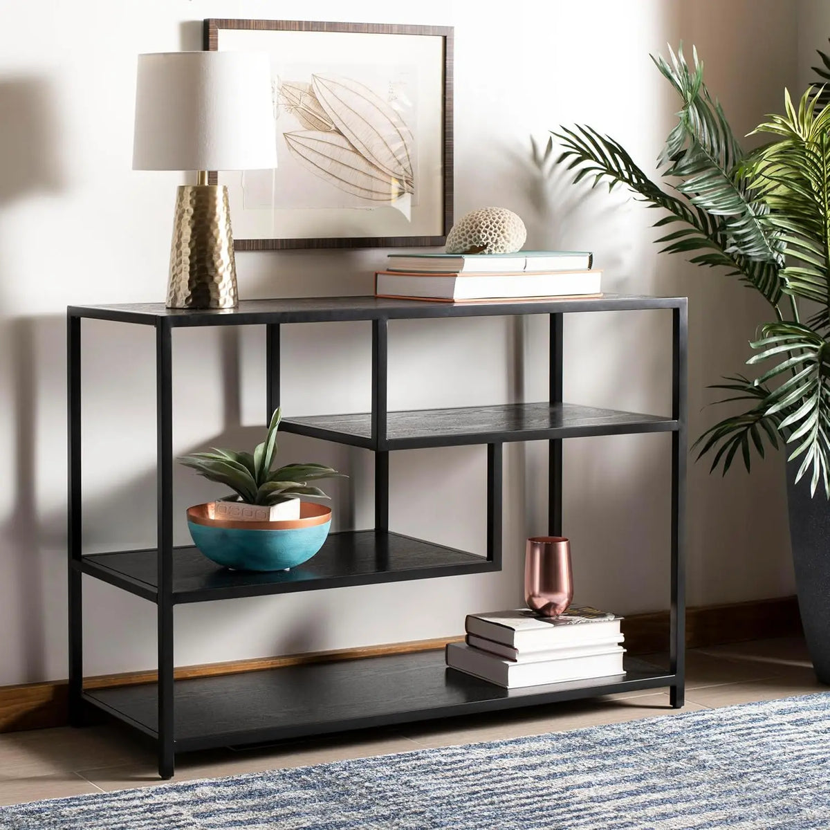 The Fontaine Ebony Console Table