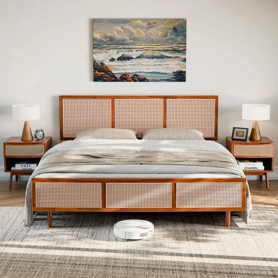 The Belmont Acacia King Bed Frame