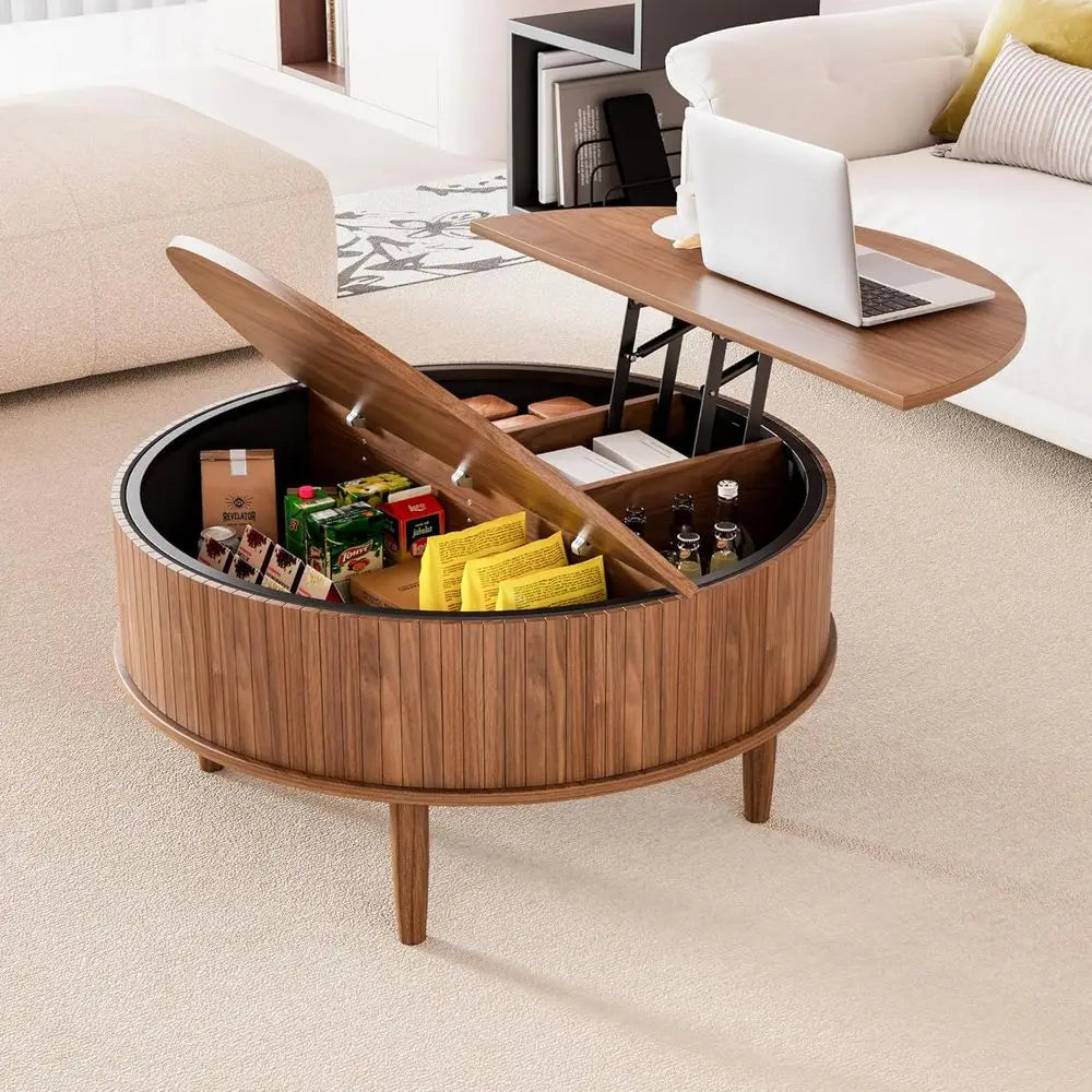 The Dresden Walnut Lift-Top Coffee Table