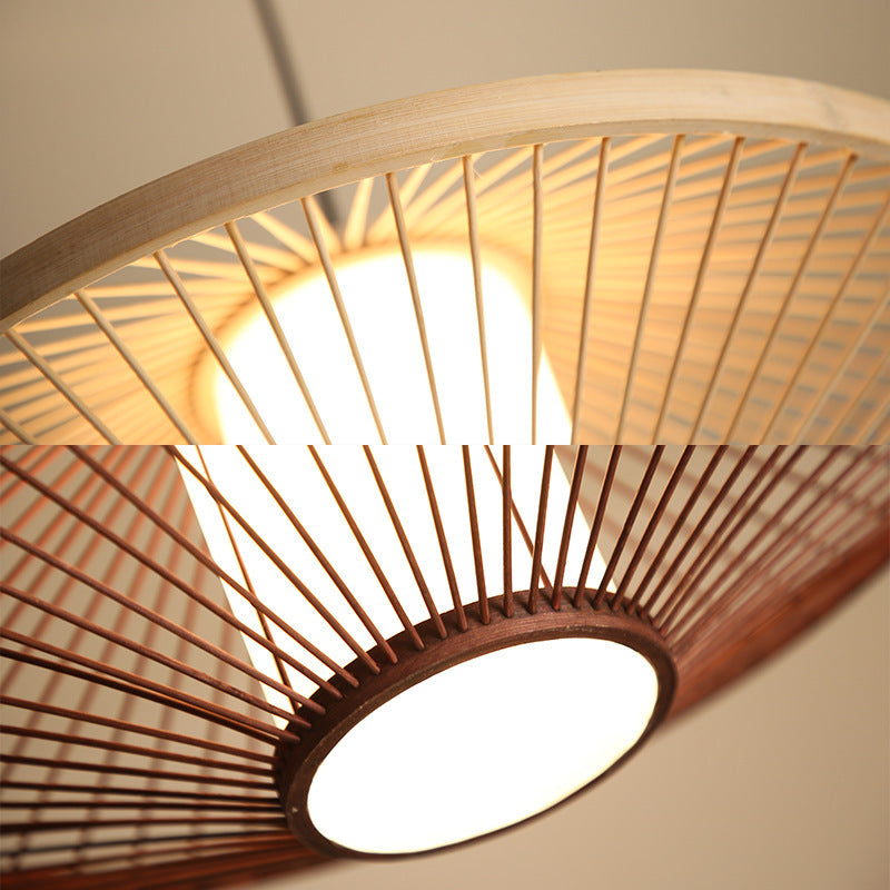 The Havana Woven Rattan Chandelier