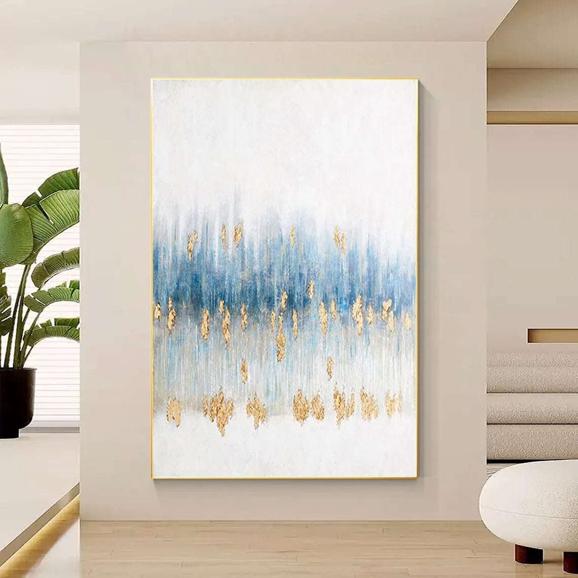 The Belmont Abstract Geometric Canvas