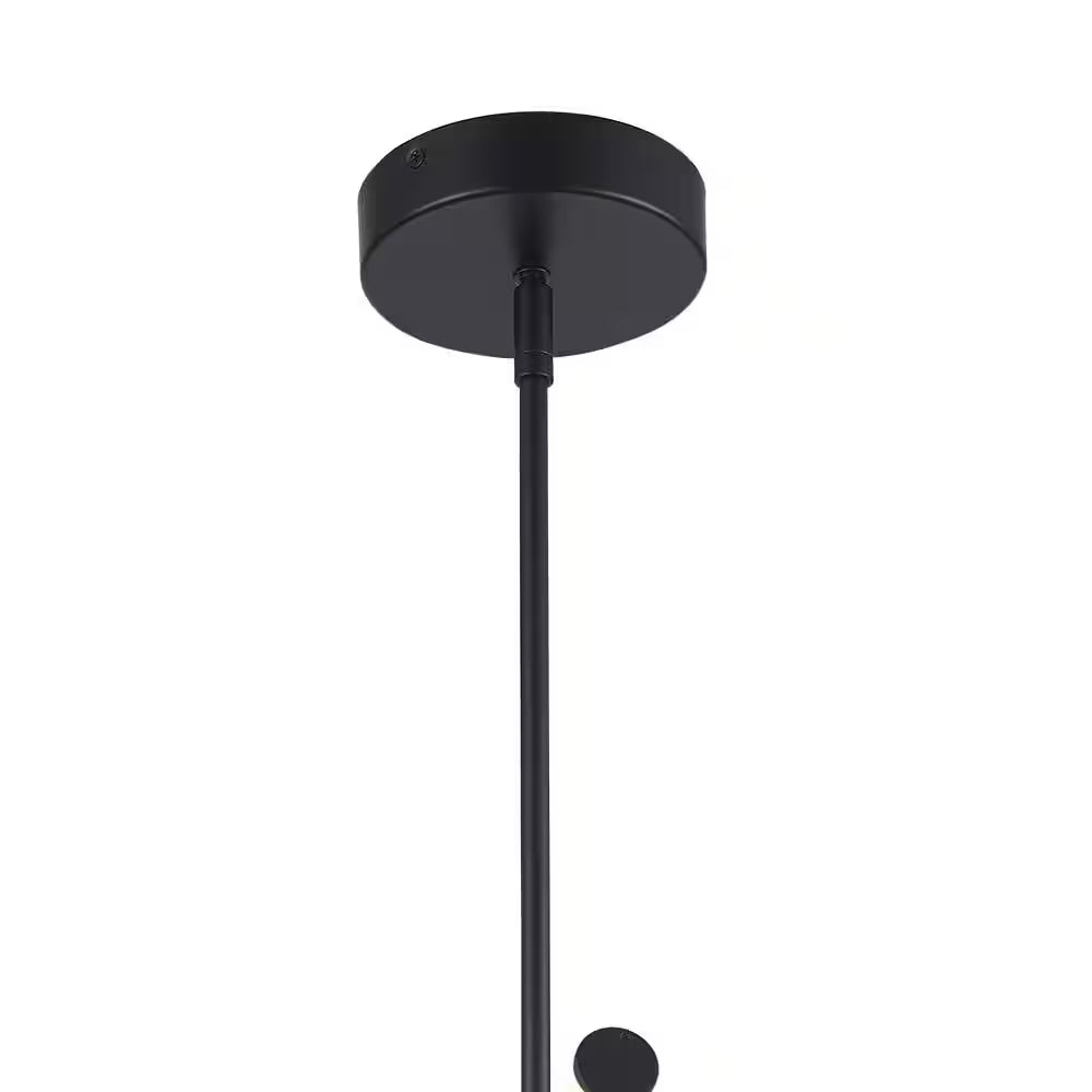 York 28 In. Modern Black Linear Integrated LED Dimmable Pendant Light Fixture with Selectable 3-CCT
