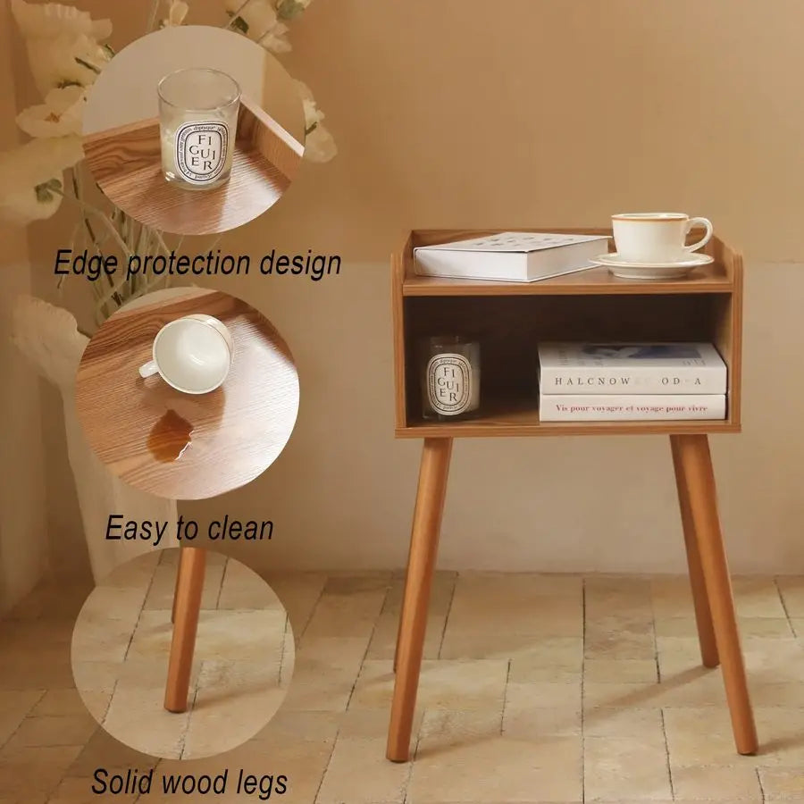 The Fontaine Walnut Nightstand