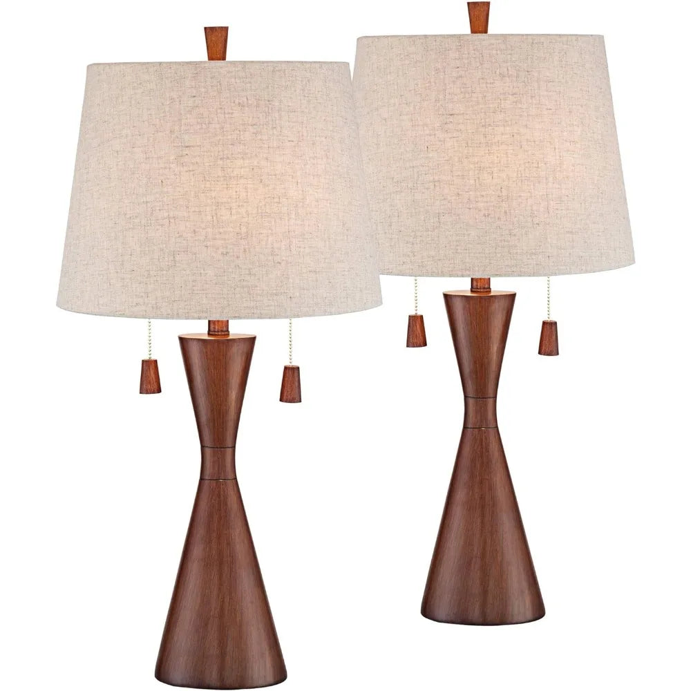 The Astoria Brushed Brass Table Lamp Set | Woodies ON Woodlawn