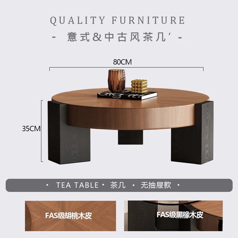 The Fontaine Wabi-Sabi Walnut Table