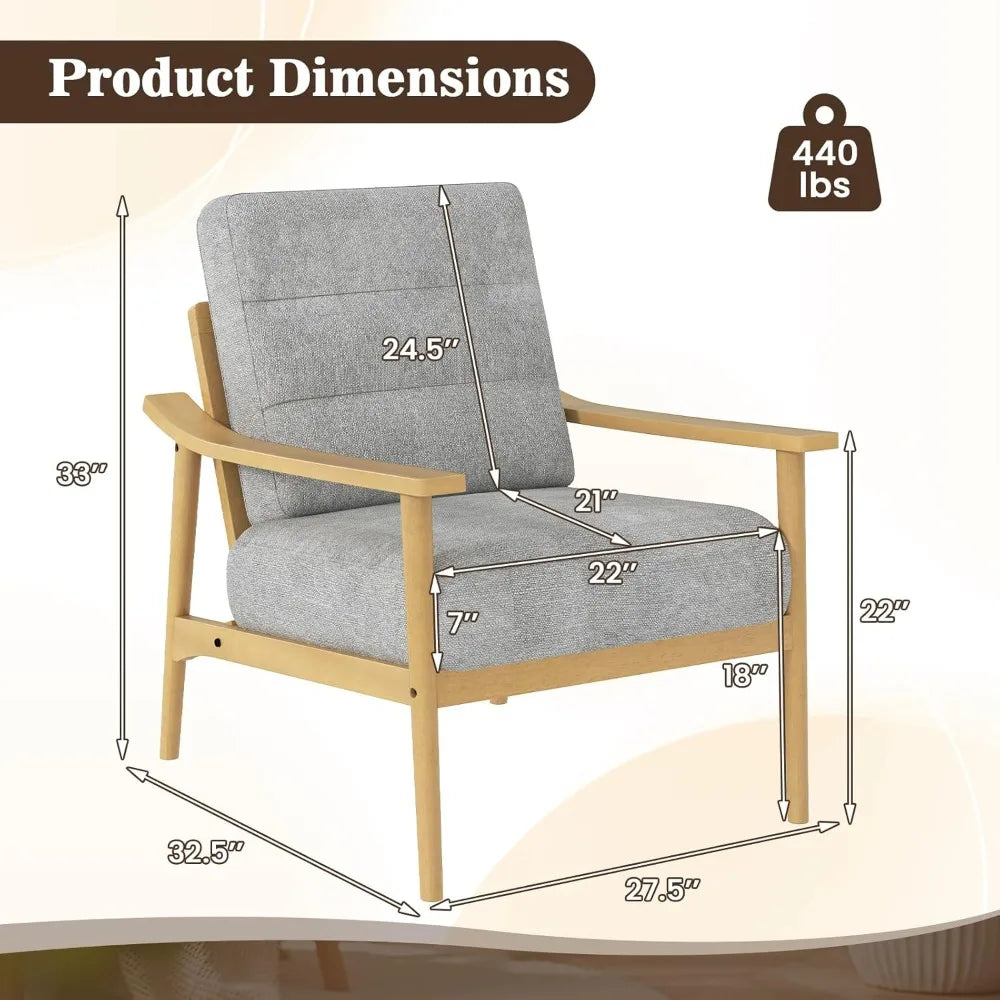 Dresden Collection | Tapered-Leg Atomic-Era Walnut & Wool Accent Chair Set - presented at scale within a designed interior in a Mid-Century Modern living room setting.