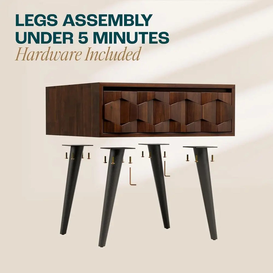 The Dresden Walnut Side Table