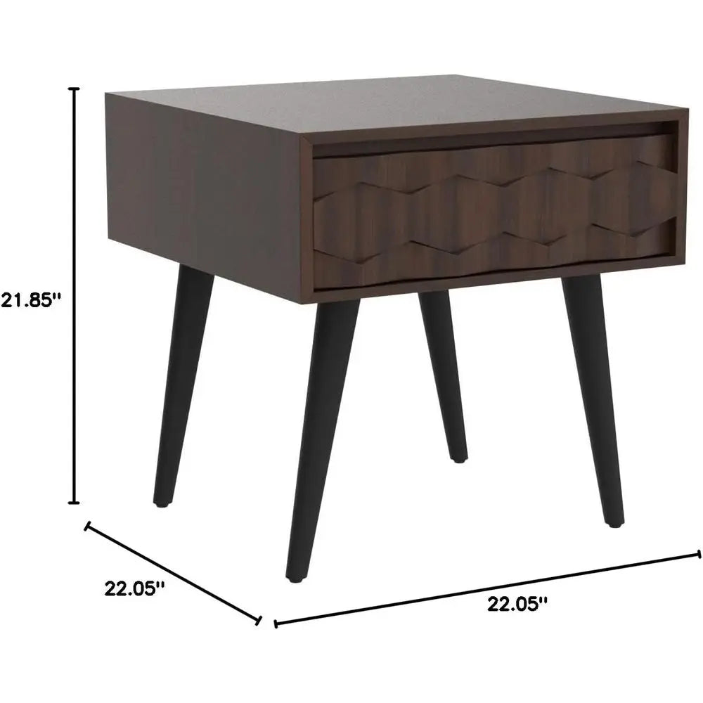 The Dresden Walnut Side Table