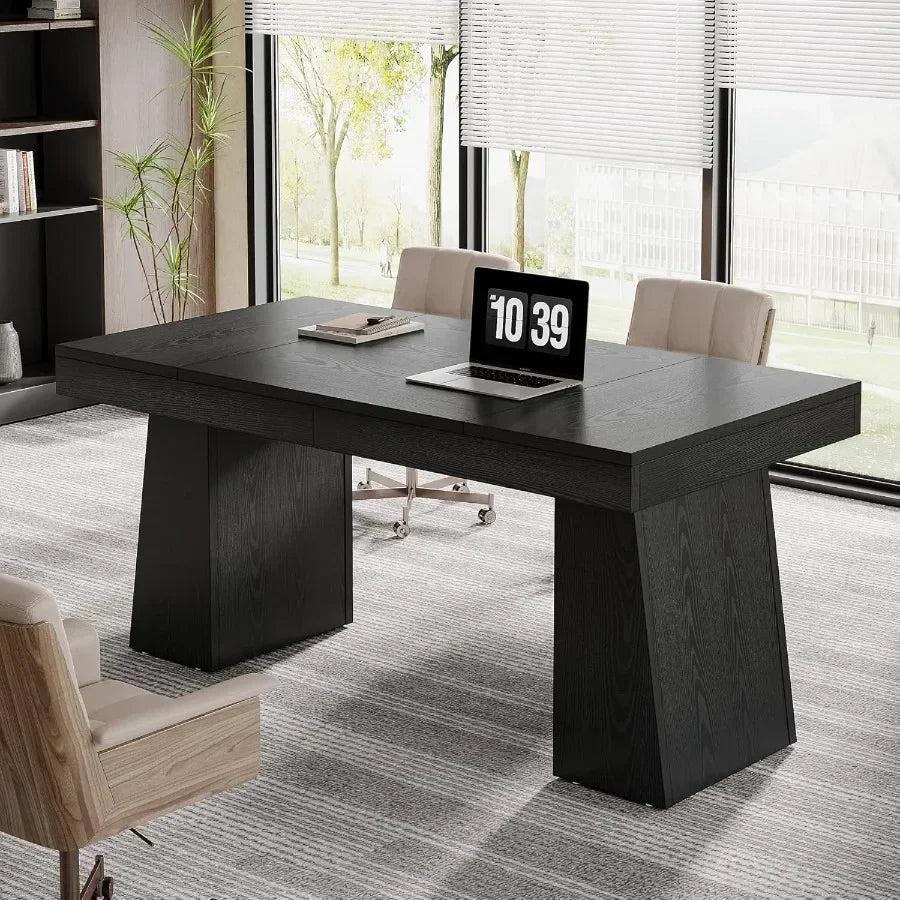 The Dresden Walnut Executive Desk