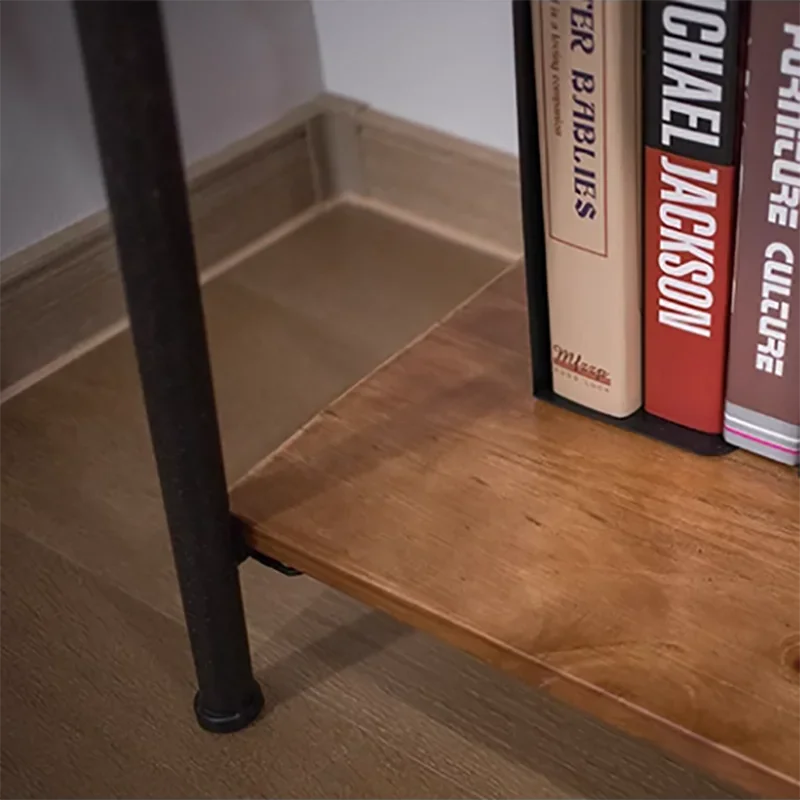 Dresden Collection | Streamlined Walnut Console - styled from an alternate angle revealing dimensional depth in a Mid-Century Modern entryway setting.