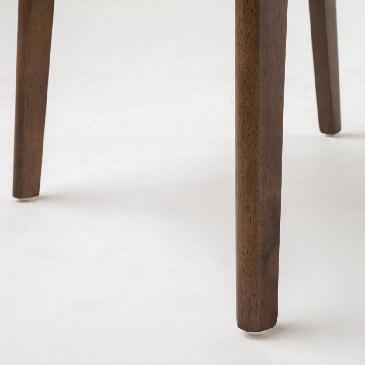 GDF Studio Isador Mid Century Modern Fabric Upholstered Wood Dining Chairs, Set of 2, Mint and Walnut