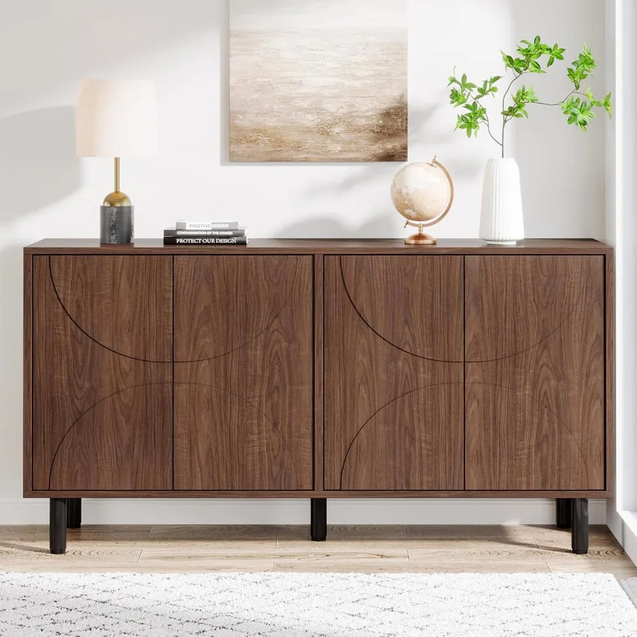 The Fontaine Walnut Sideboard