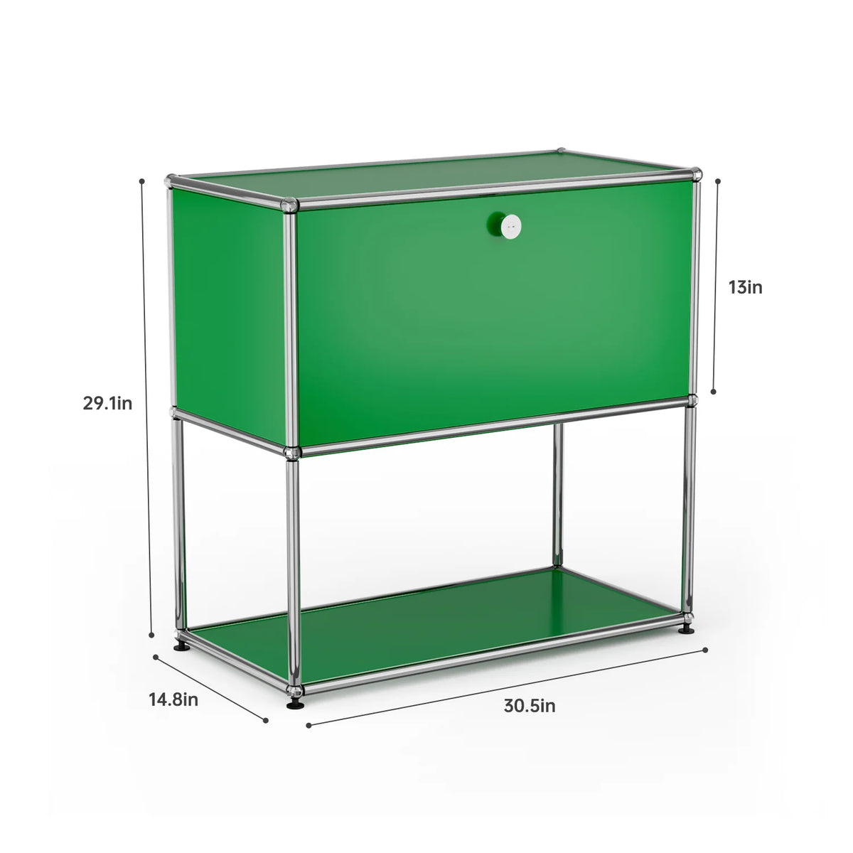 Modern Modular Metal Storage Cabinet Freestanding Sideboard Display Organizer for Living Room Bedroom Entryway Home Furniture