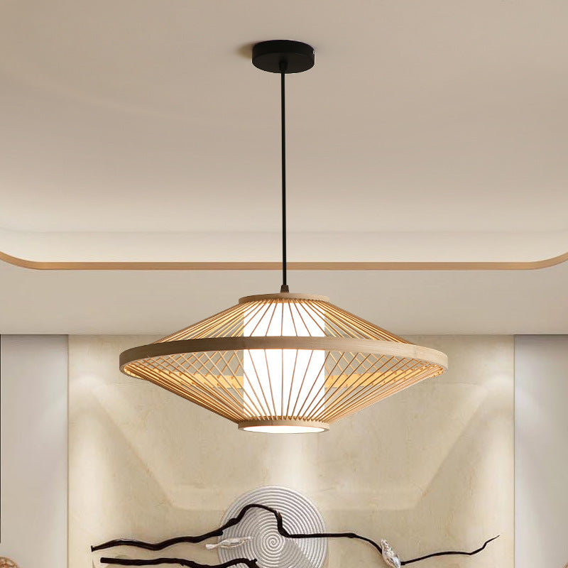 The Havana Woven Rattan Chandelier