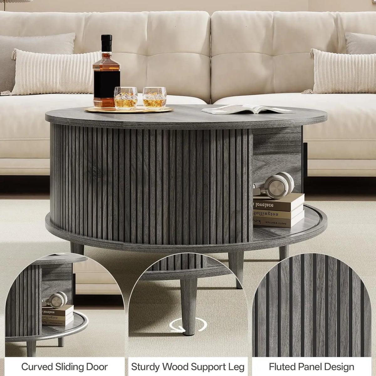 The Astoria Walnut Coffee Table
