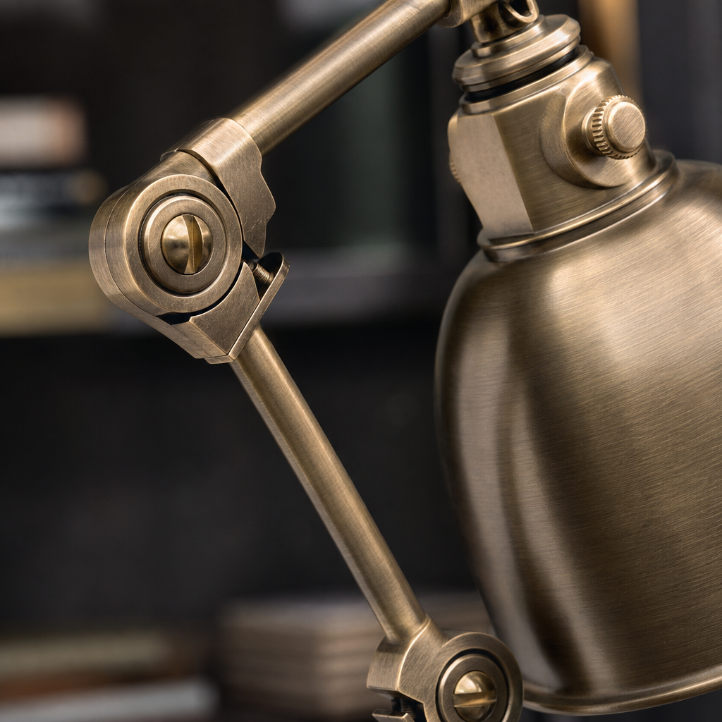 The Dresden Brass Architect Lamp