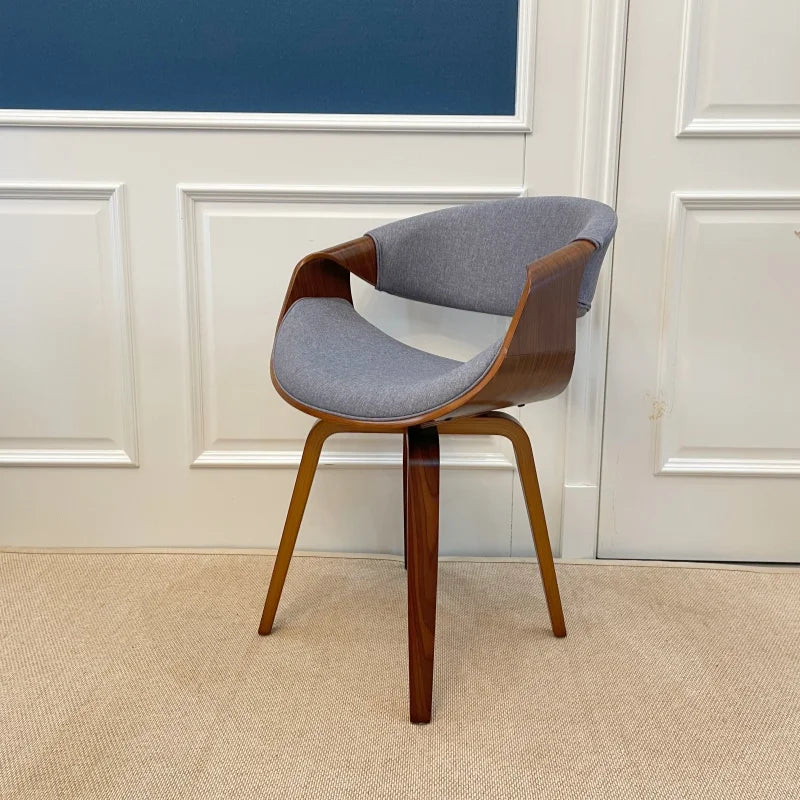 The Meridian Walnut Dining Armchair