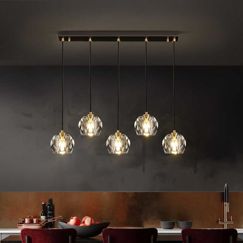 The Meridian Copper & Brass Chandelier