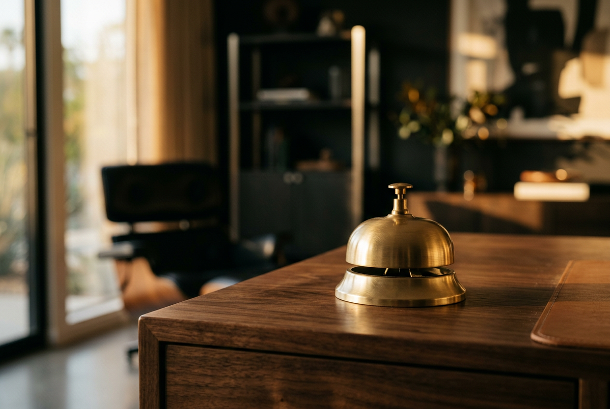 Brass Desk Bell | Decision Gong