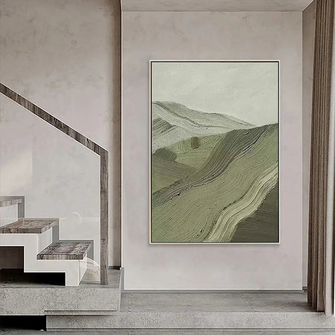 The Belmont Abstract Geometric Canvas