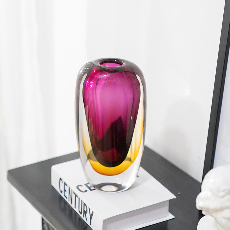 The Belmont Gilded Glass Vase
