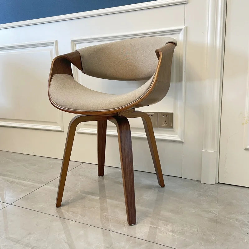 The Meridian Walnut Dining Armchair