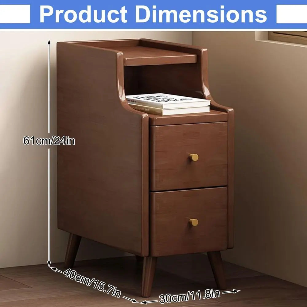 The Dresden Walnut Nightstand