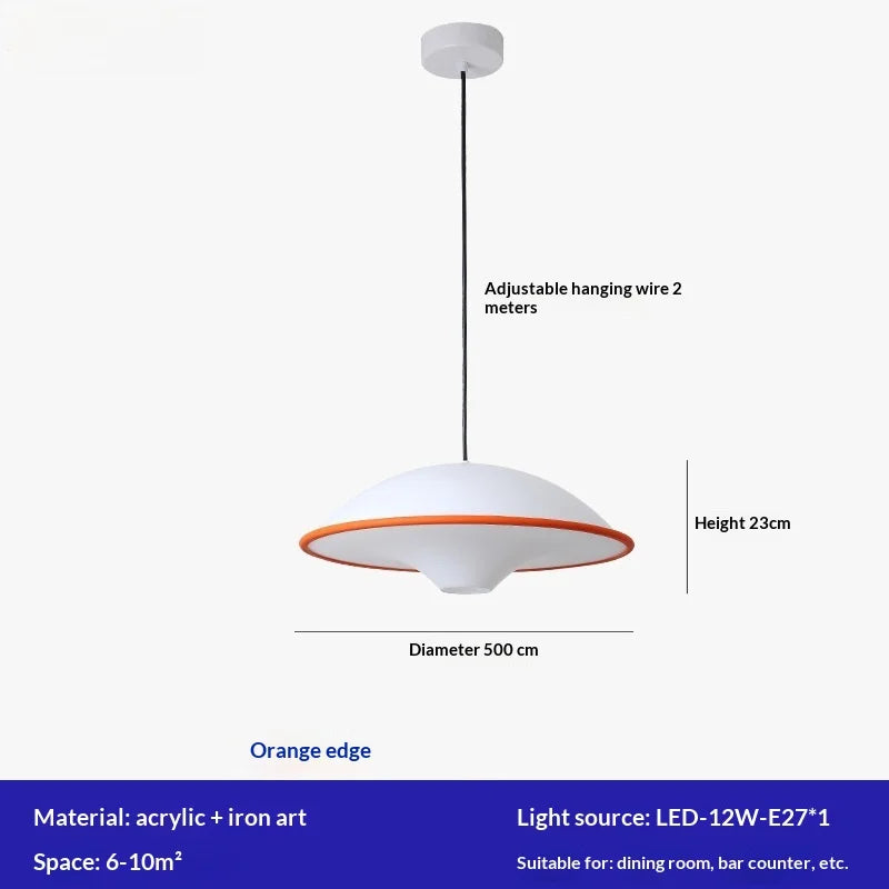 The Astoria Cream Ceramic Pendant