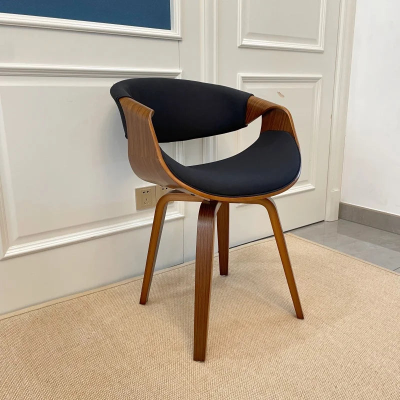 The Meridian Walnut Dining Armchair