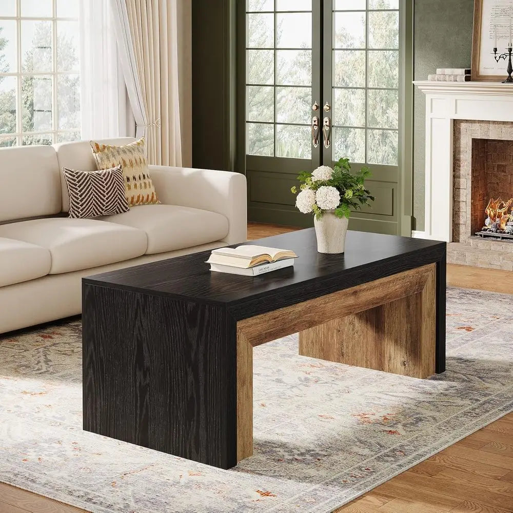 The Valencia Walnut & Ebony Coffee Table