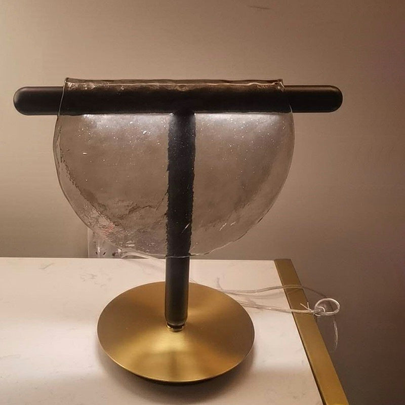The Meridian Brass & Walnut Floor Lamp