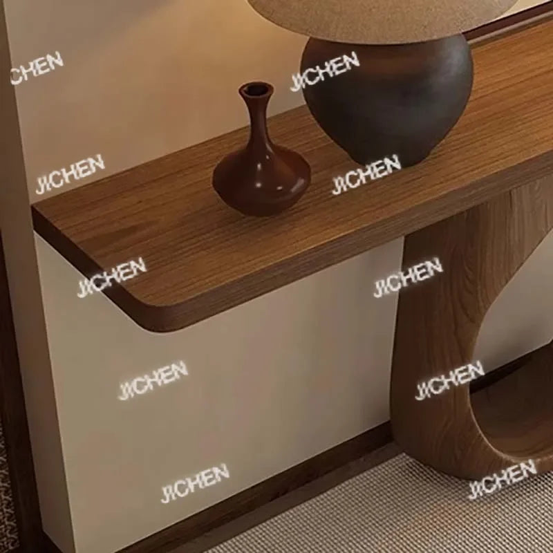 The Valencia Walnut Console Table
