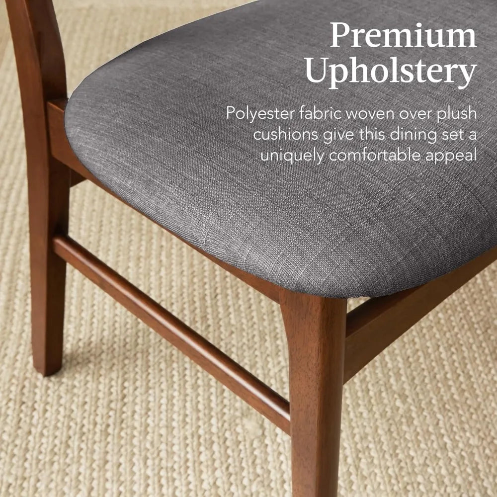 The Cordoba Walnut Dining Table & Chair Set